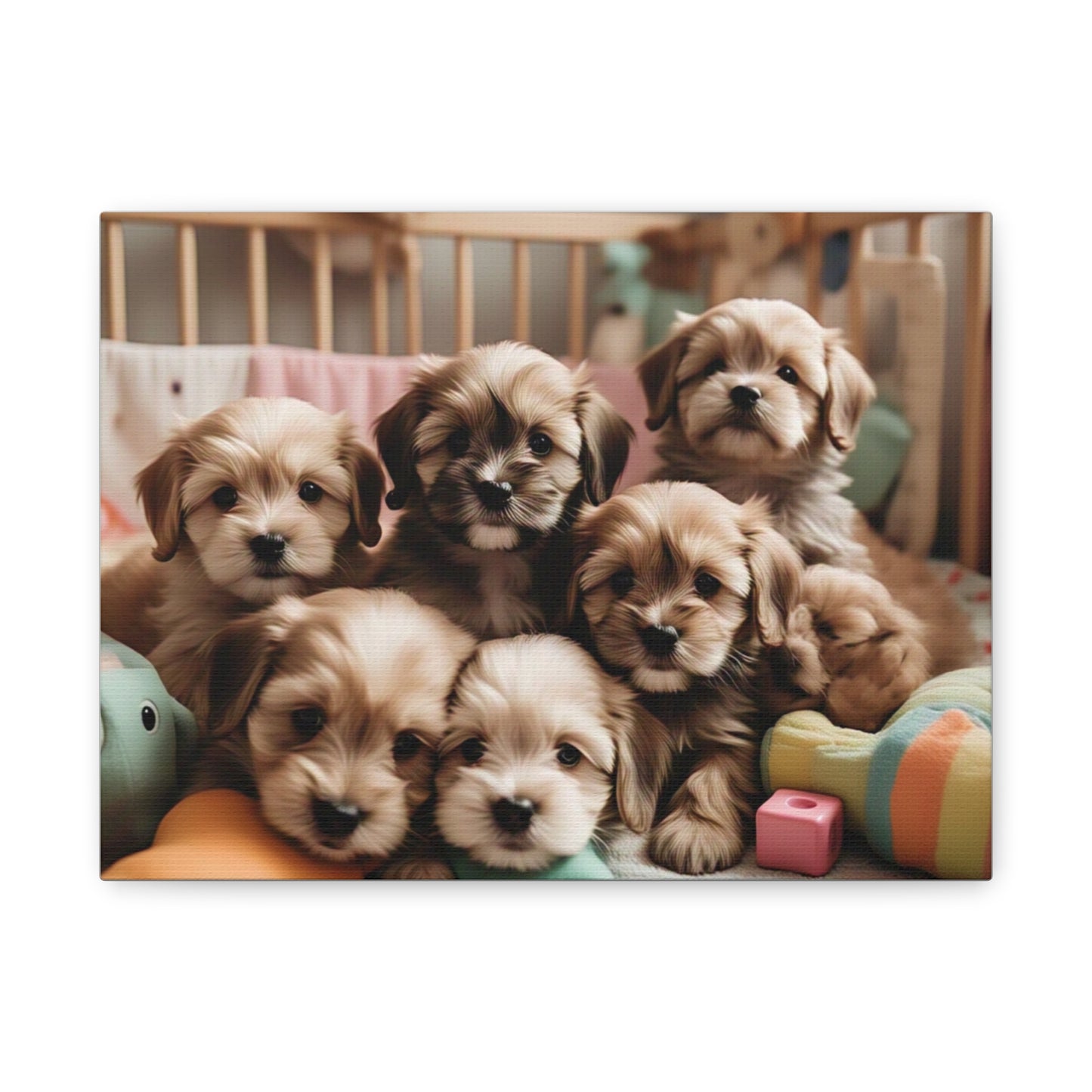 Adorable Puppy Canvas Wall Art - Perfect for Pet Lovers