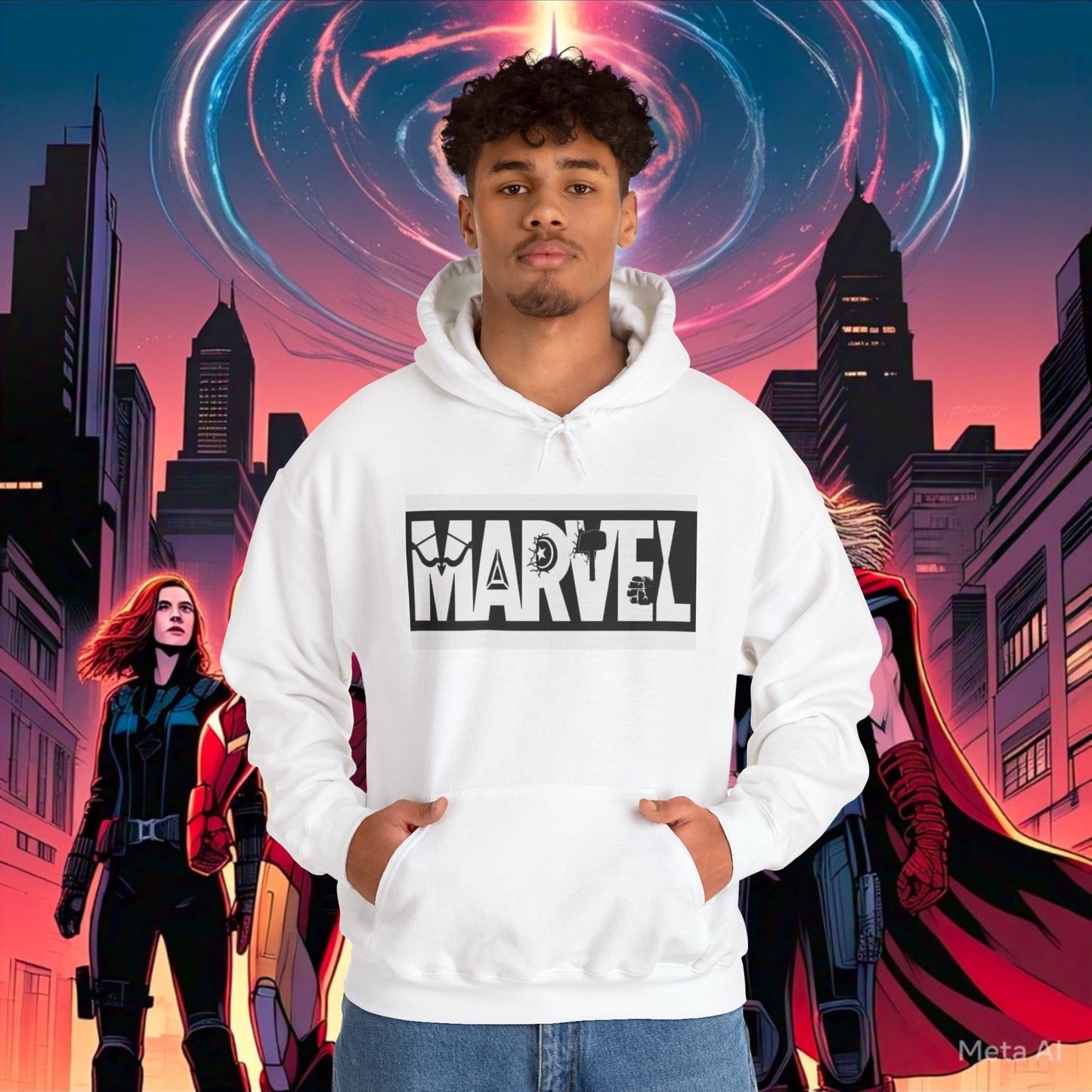 Marvel Graphic Unisex Hoodie - Cozy, Stylish Sweatshirt for Fans