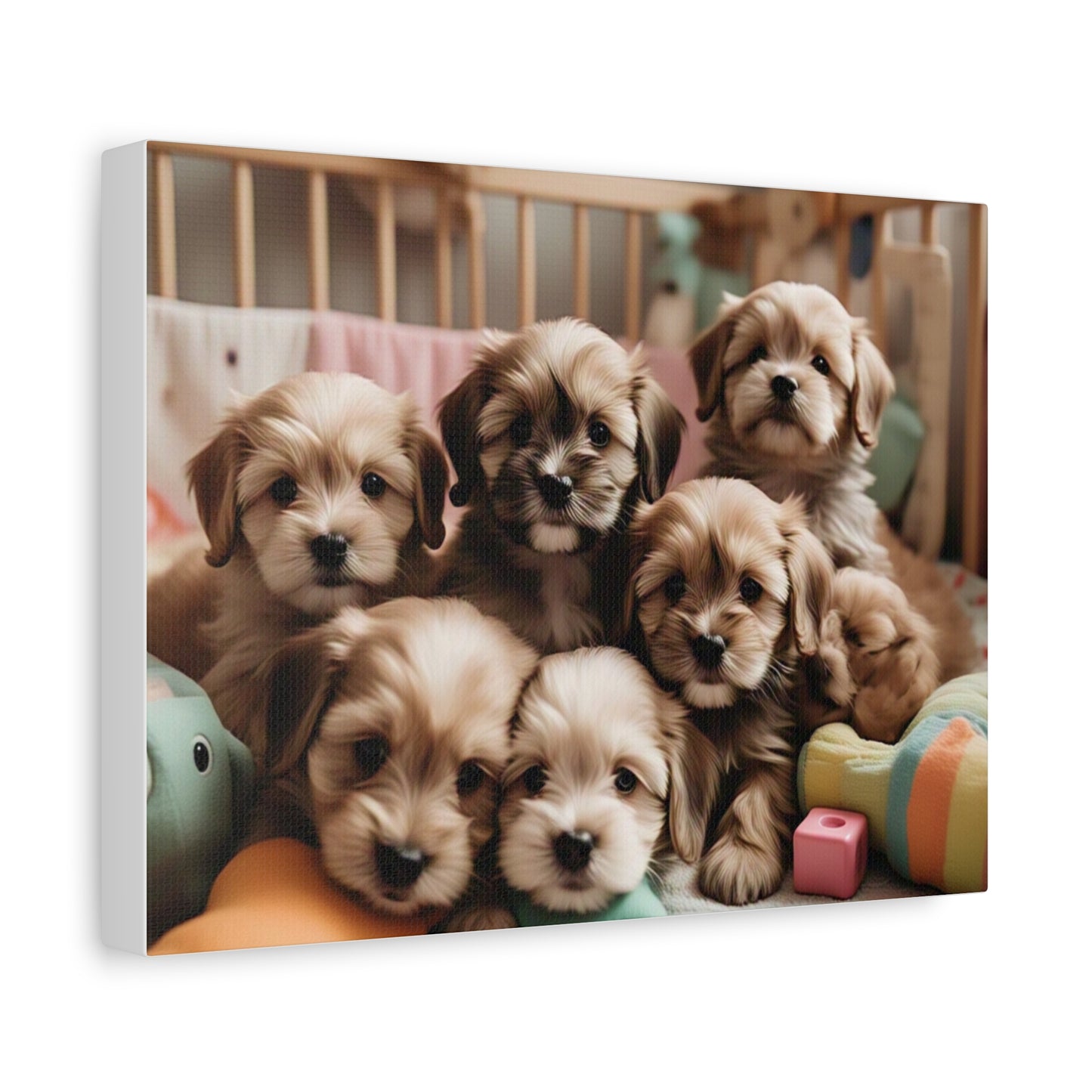 Adorable Puppy Canvas Wall Art - Perfect for Pet Lovers