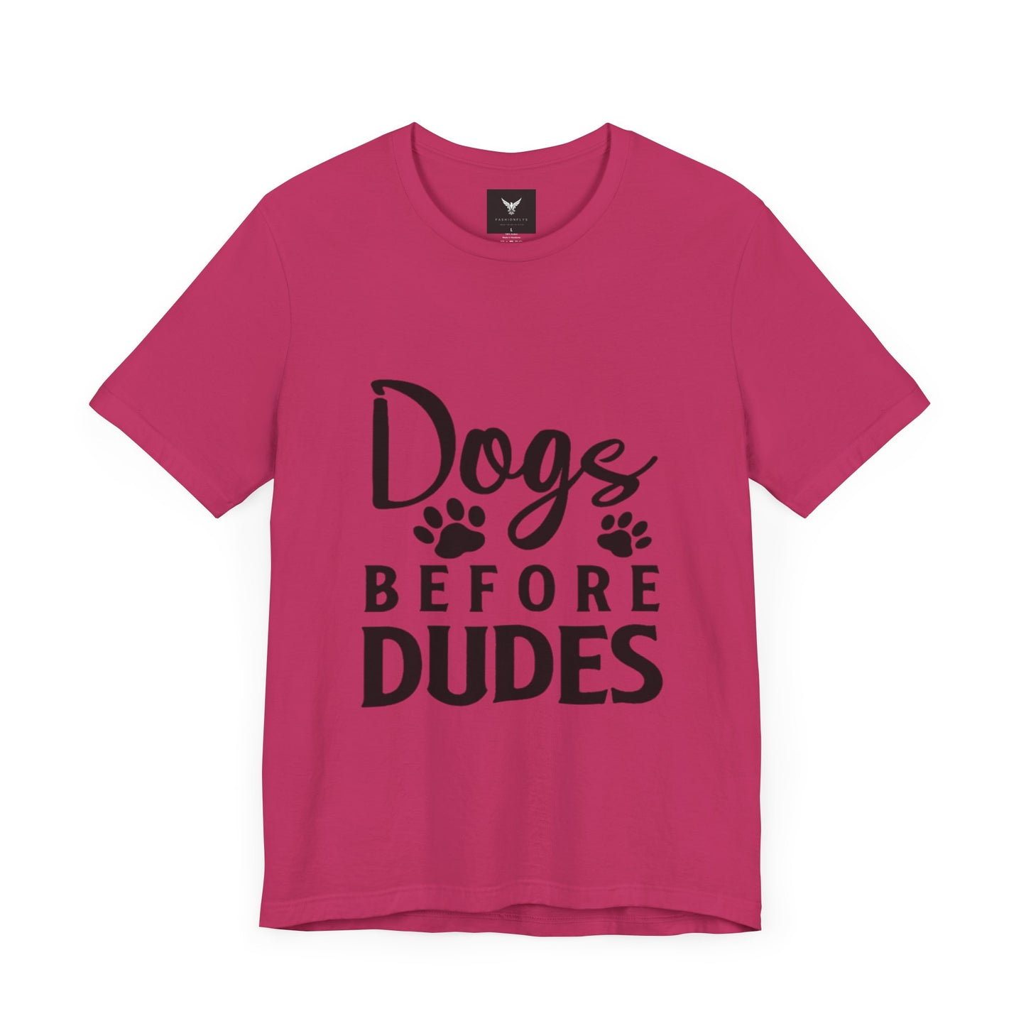 Dogs Before Dudes T-Shirt - Fun Unisex Tee for Dog Lovers