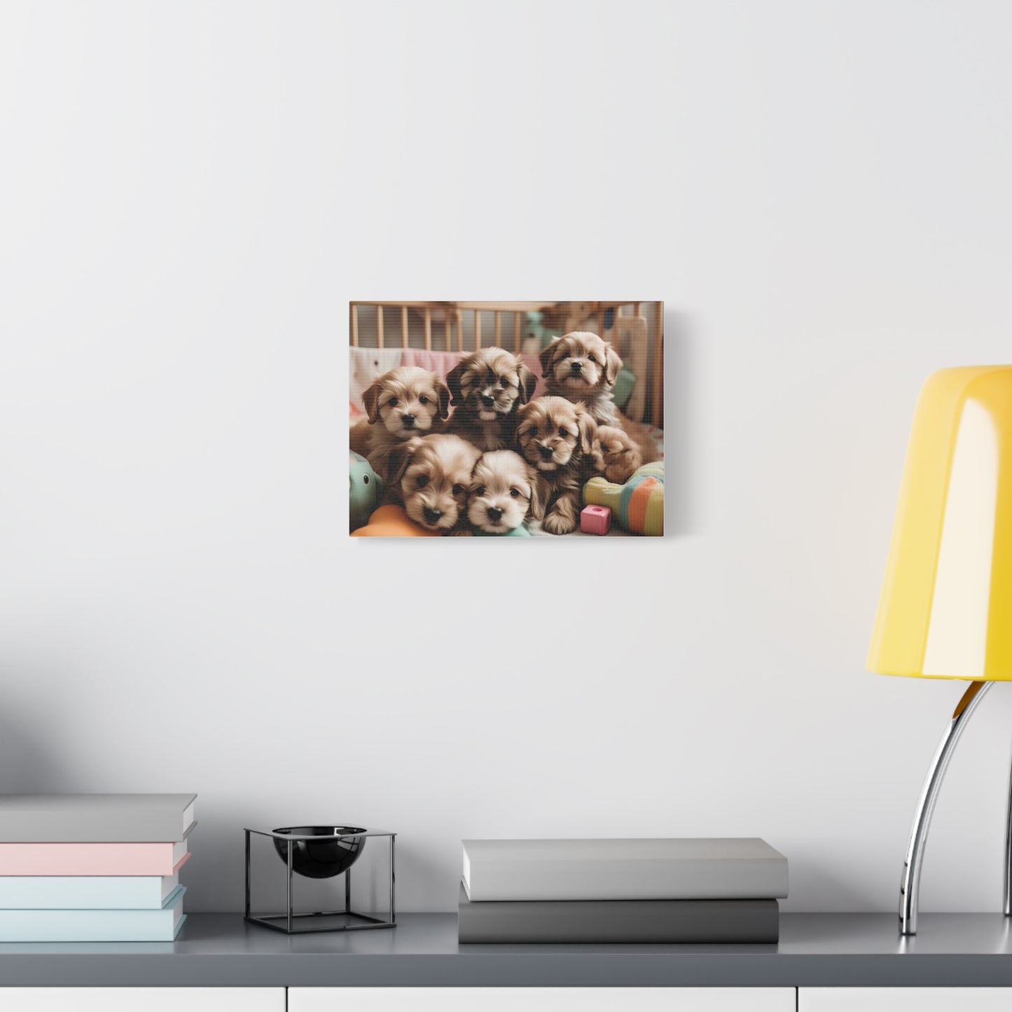 Adorable Puppy Canvas Wall Art - Perfect for Pet Lovers