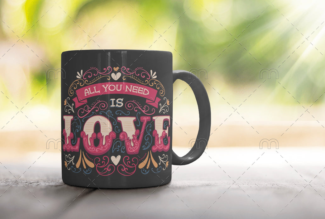 Black Glossy Mug