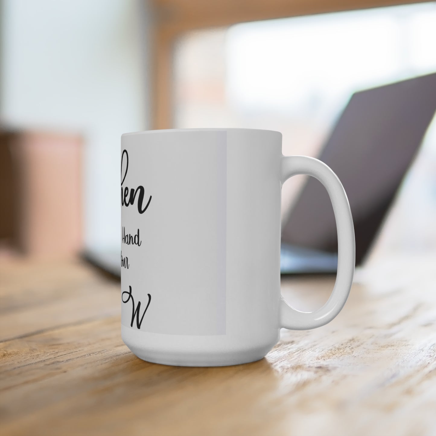 Inspirational Pet Mug 15oz - "When I Needed A Hand I Found Your Paw"