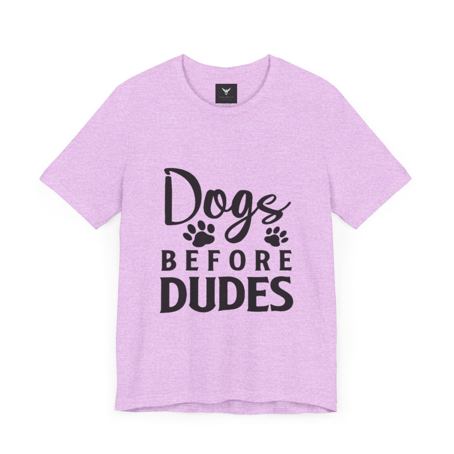 Dogs Before Dudes T-Shirt - Fun Unisex Tee for Dog Lovers