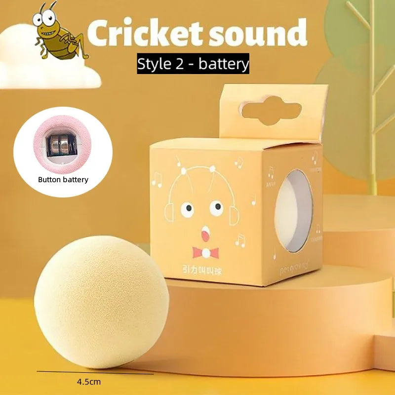 Electric Cat Ball Toys Automatic Rolling Smart Cat Toys for Cats Training Self-moving Kitten Toys for Indoor Interactive Playing