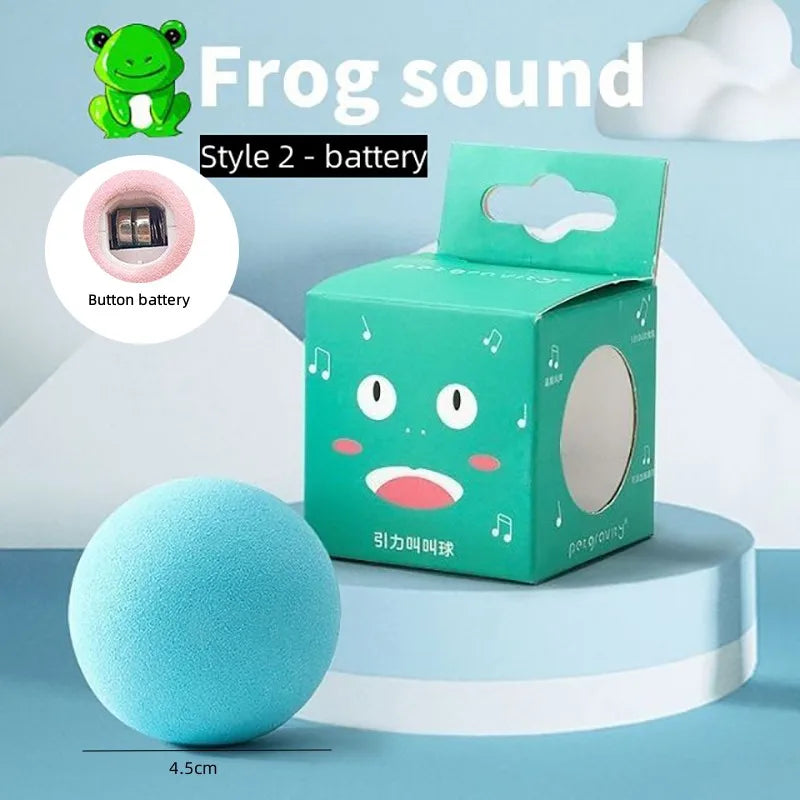 Electric Cat Ball Toys Automatic Rolling Smart Cat Toys for Cats Training Self-moving Kitten Toys for Indoor Interactive Playing