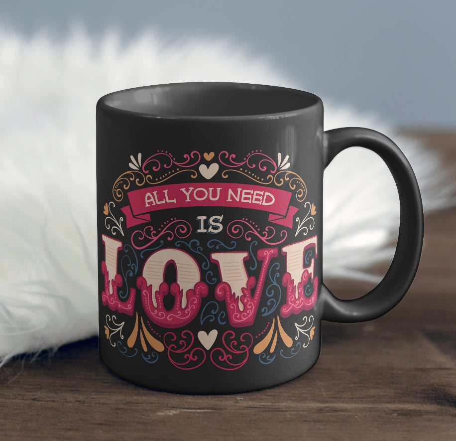 Black Glossy Mug