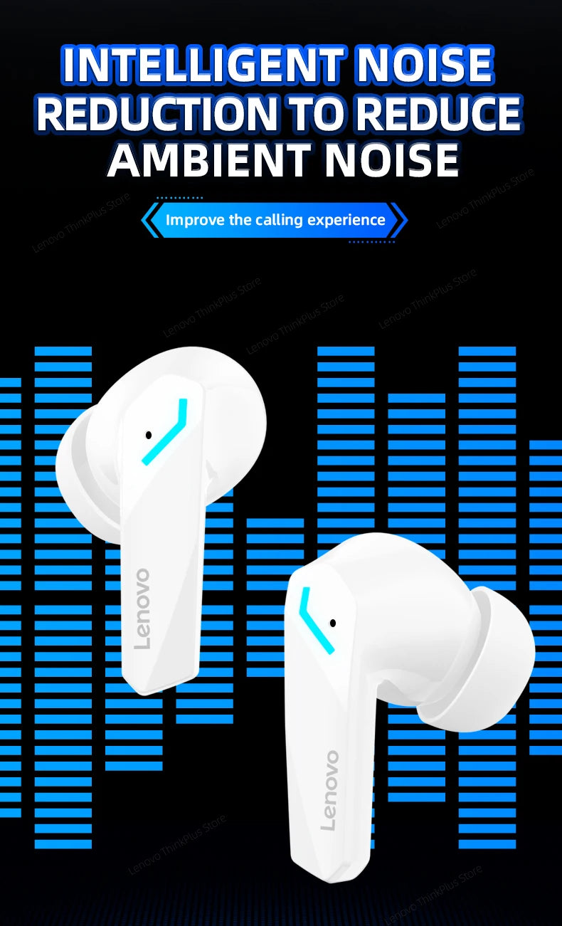 Choice Lenovo GM2 Pro Gaming Headset Bluetooth 5.3 Dual Mode Music Sport Earbuds Noise Reduction Headphones with Mic HD Call