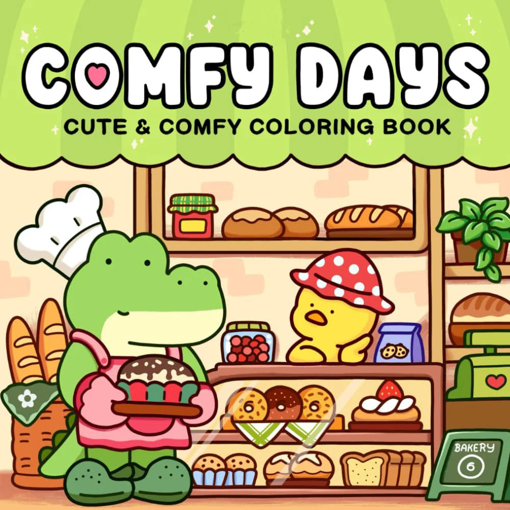 Christmas Coloring Book COZY FRIENDS Coloring Book For Adults And Teens Featuring Adorable Creepy Creatures for Christmas Gifts