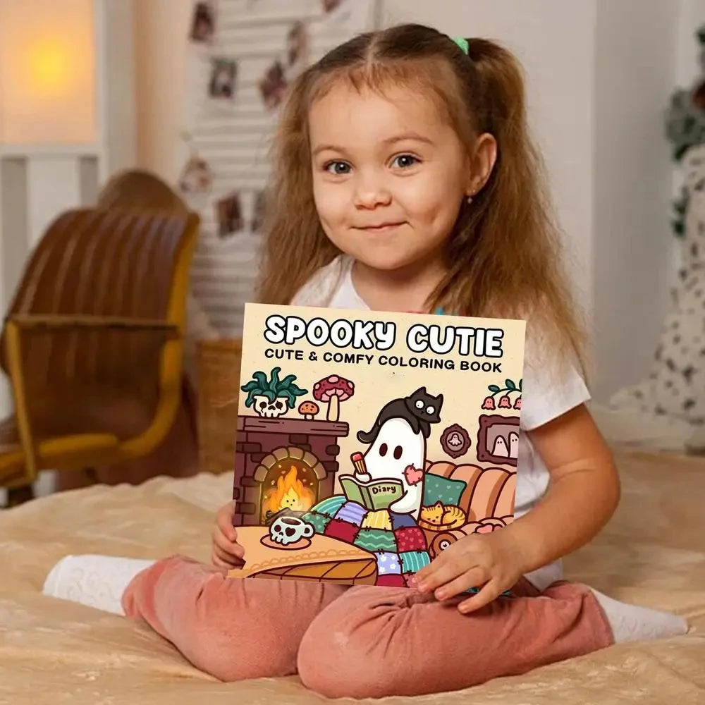 Christmas Coloring Book COZY FRIENDS Coloring Book For Adults And Teens Featuring Adorable Creepy Creatures for Christmas Gifts