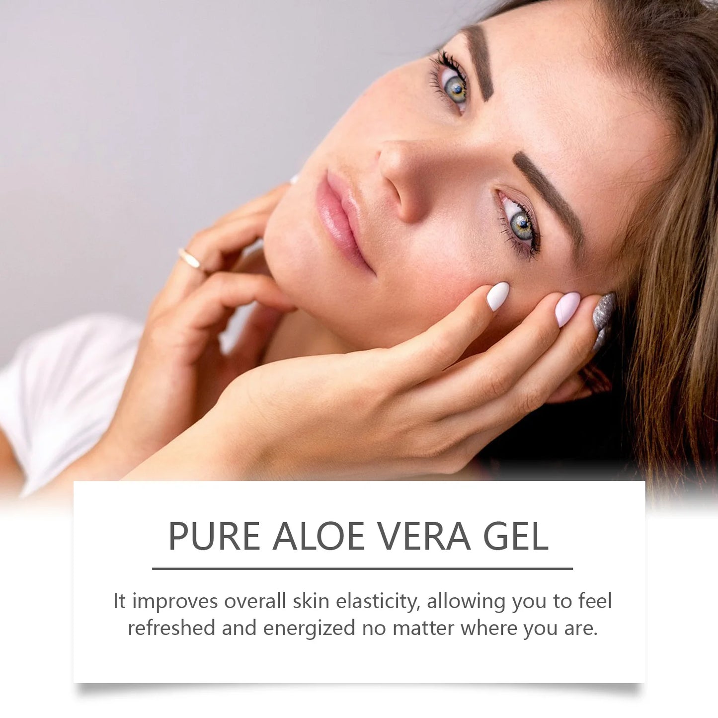 Sunburn Repair Aloe Vera Gel Hydrating Moisturizing Face Cream Relieve Dry Tight Sensitive Skin Care Brightening Facial Cream