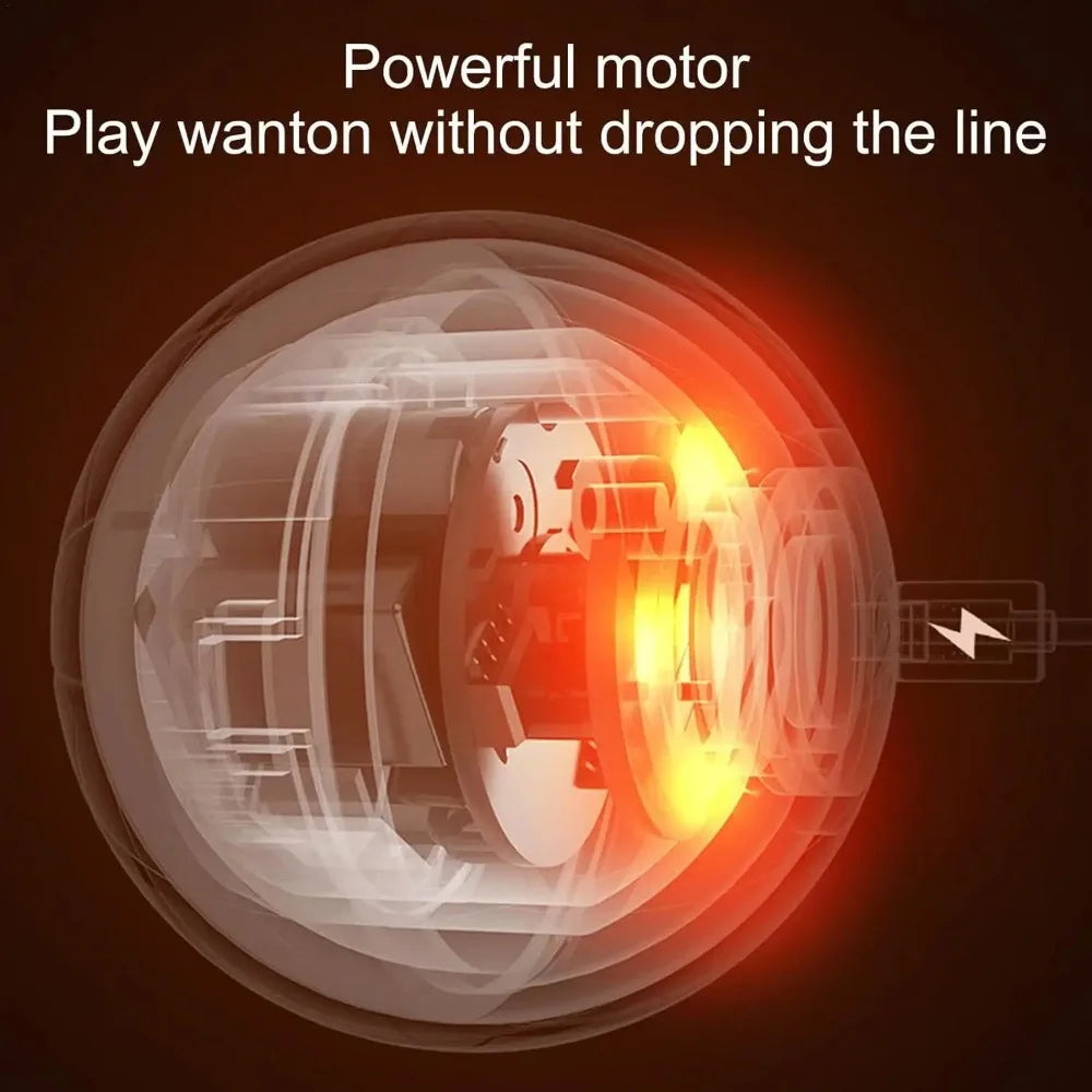 Smart Interactive Cat Toy Training Auto Rolling Ball Self-moving Kitten Auto Rolling Magic Ball Rechargeable Toys for Cats Dogs