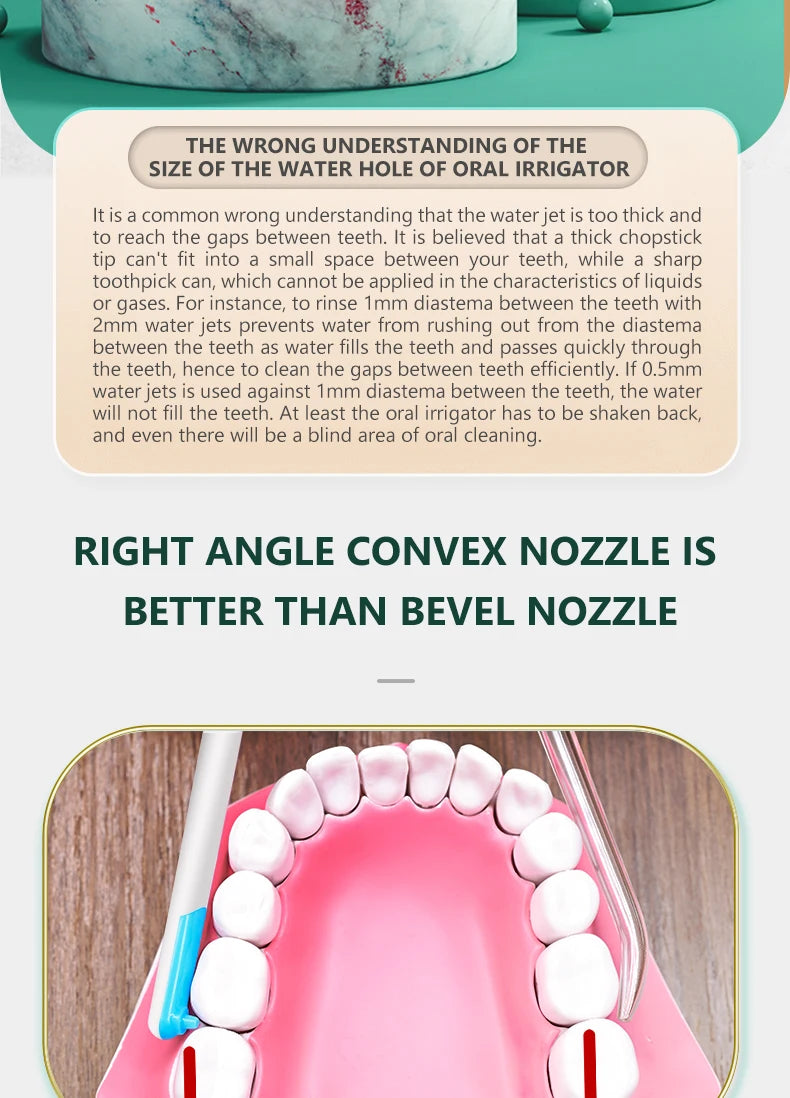 New Faucet Oral Irrigator Portable Teeth Cleaner Dental Water Flosser Pressure Adjustable Water Pick Jet Flossing No Charge Need