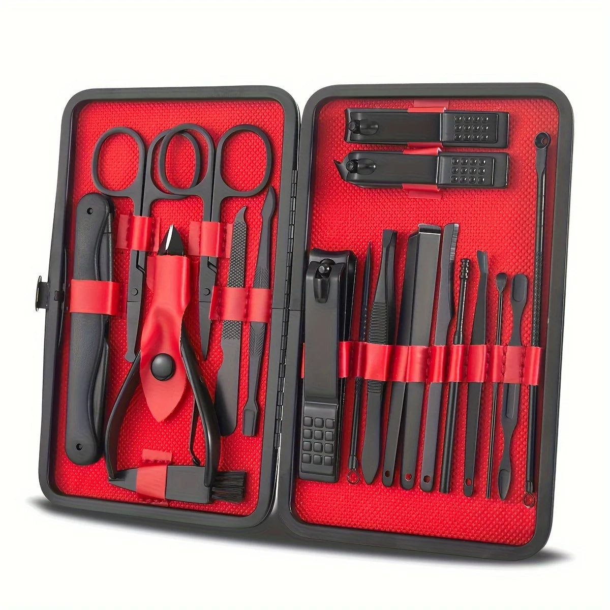 7-24pcs Professional Nail Clippers Kit - Ultra Sharp Fingernail and Toenail Cutters for Men and Women - Sturdy Pedicure Care
