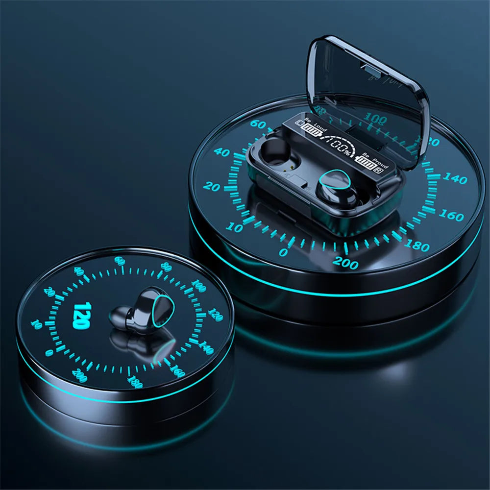 M10 Wireless Headphone Bluetooth Earphones Waterproof Earpieces Sport Earbuds For Huawei iPhone OPPO Xiaomi TWS Music Headset