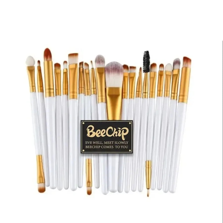 20pcs Makeup Brushes Portable Blush Brush Eyeshadow Brush Loose Powder Brush Beginner Complete Set Of Beauty Tools