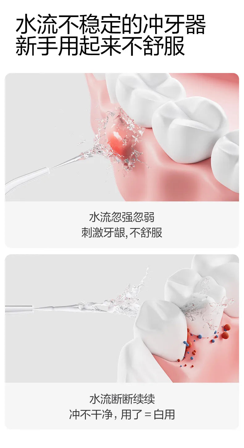 Original SOOCAS W3 Pro Water Flosser Teeth 4 Type Nozzle Cleaner Oral Irrigator Rechargeable Cleaner Water Tank Removeable
