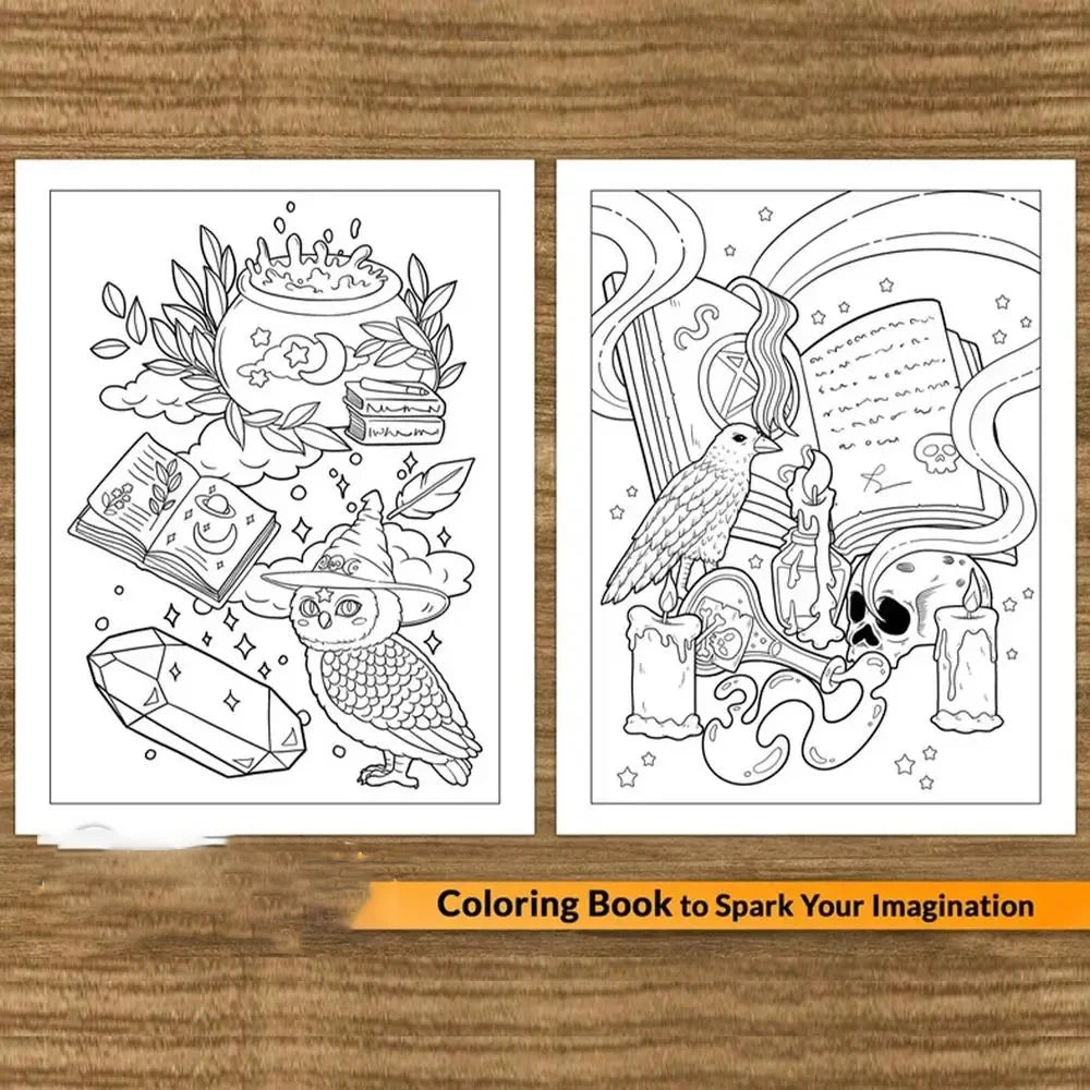 Christmas Coloring Book COZY FRIENDS Coloring Book For Adults And Teens Featuring Adorable Creepy Creatures for Christmas Gifts
