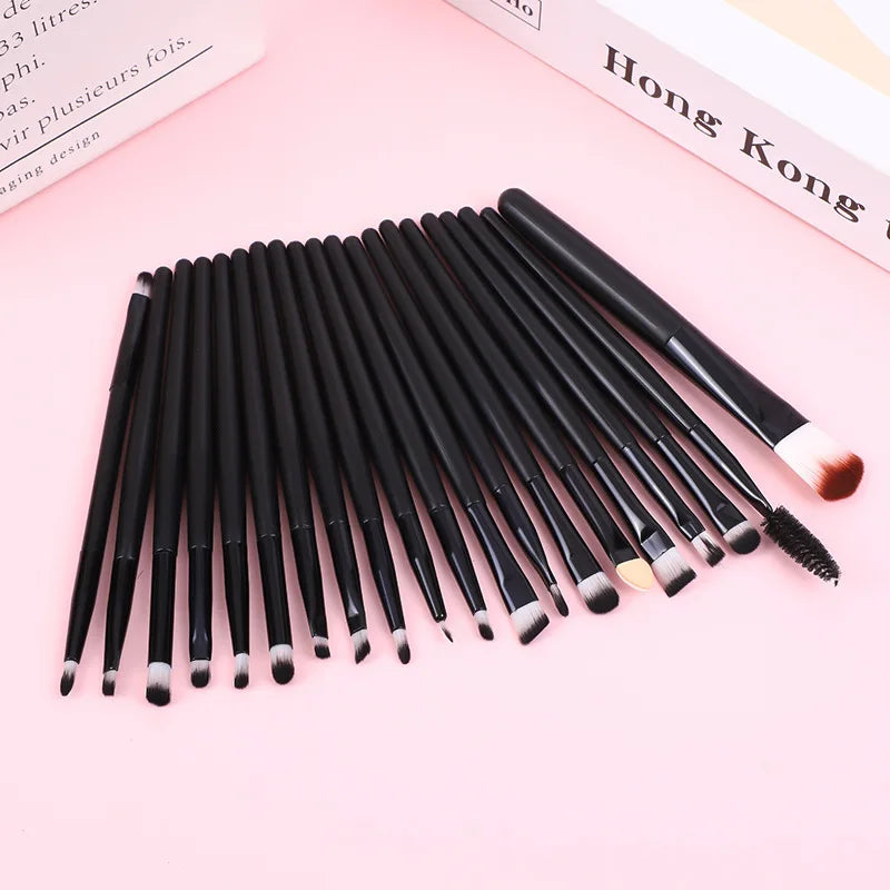 20pcs Makeup Brushes Portable Blush Brush Eyeshadow Brush Loose Powder Brush Beginner Complete Set Of Beauty Tools