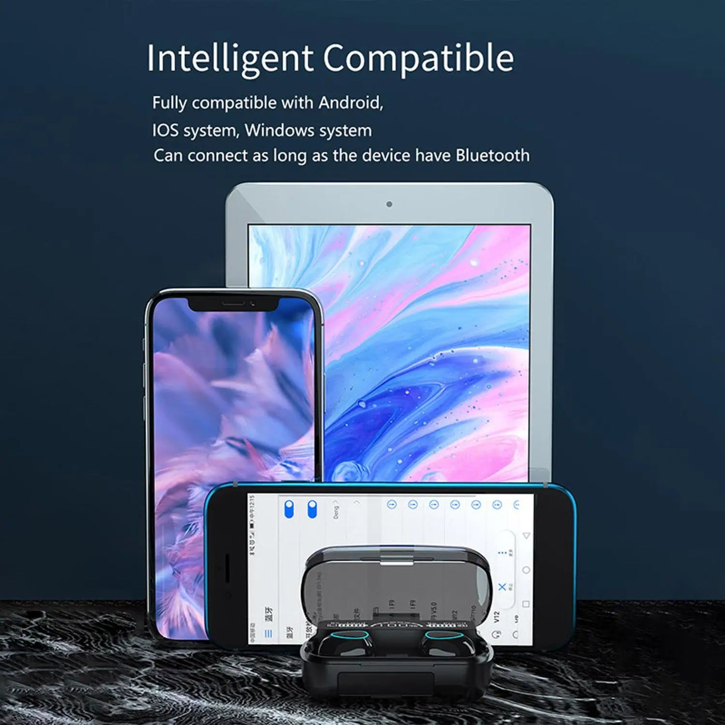 M10 TWS Bluetooth 5.3 Headphones 3500mAh Charging Box Wireless Earphones With Mic 9D Stereo Sports Waterproof Earbuds Headset
