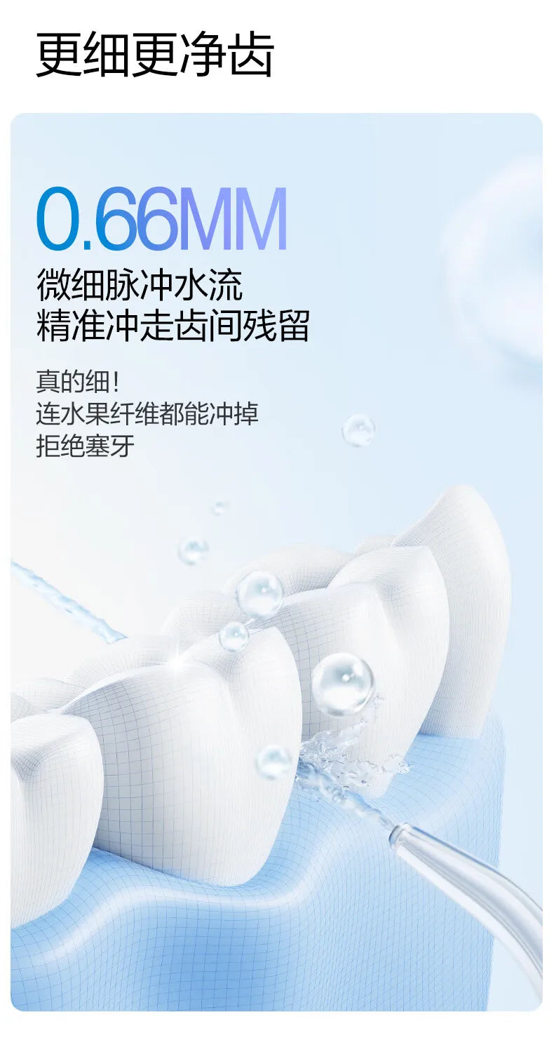 Original SOOCAS W3 Pro Water Flosser Teeth 4 Type Nozzle Cleaner Oral Irrigator Rechargeable Cleaner Water Tank Removeable