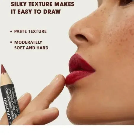 6pcs/Set Rozza Velvet Matte Lip Liner,Long-Lasting Waterproof Finish,Non-Fading,Brown,Pink,Purple Shades,Perfect for All Skins