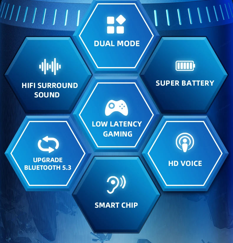 Choice Lenovo GM2 Pro Gaming Headset Bluetooth 5.3 Dual Mode Music Sport Earbuds Noise Reduction Headphones with Mic HD Call
