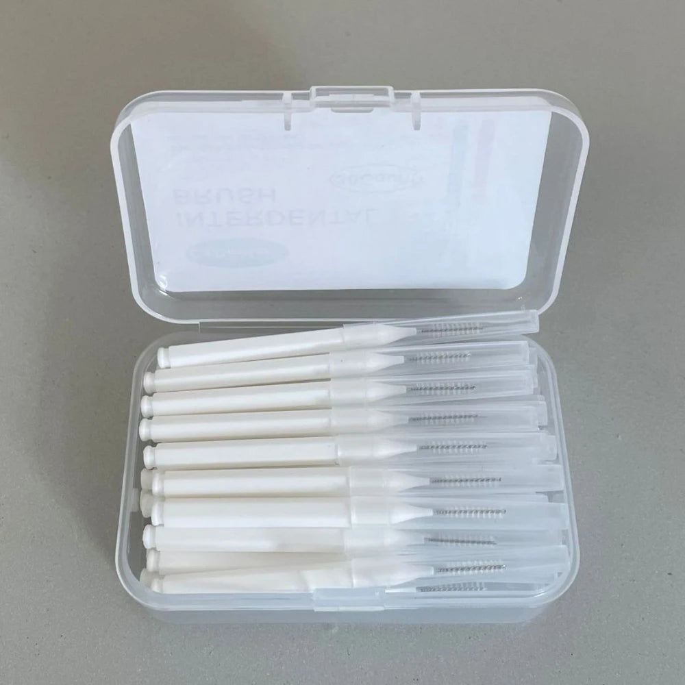 30Pcs Interdental Brushes Health Care Teeth Whitening Interdental Cleaners Orthodontic Dental Tooth Brush Oral Hygiene Tool