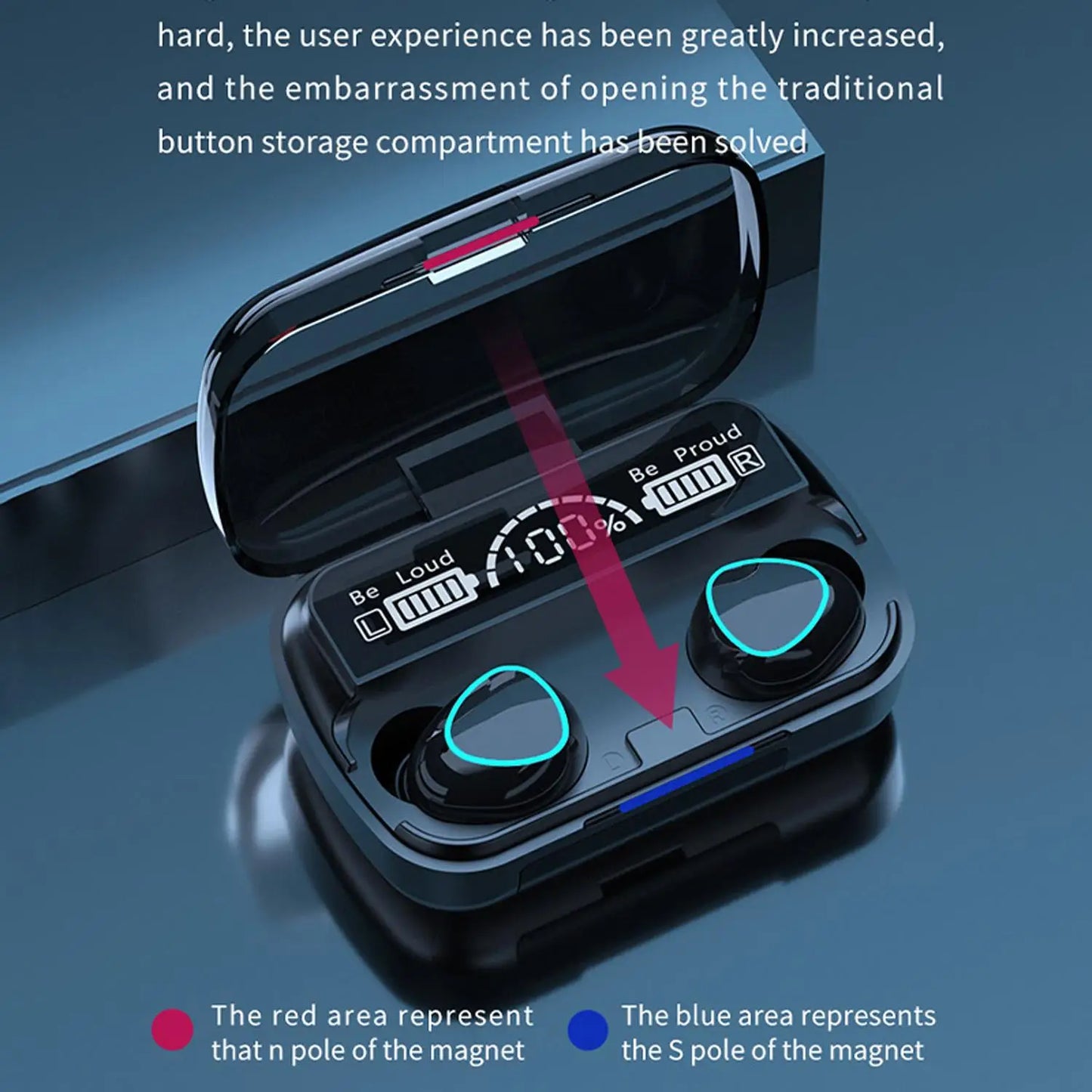 M10 TWS Bluetooth 5.3 Headphones 3500mAh Charging Box Wireless Earphones With Mic 9D Stereo Sports Waterproof Earbuds Headset