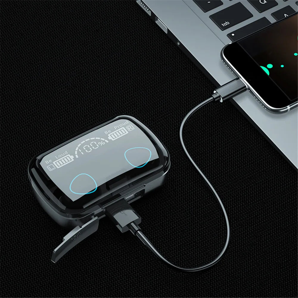 M10 Wireless Headphone Bluetooth Earphones Waterproof Earpieces Sport Earbuds For Huawei iPhone OPPO Xiaomi TWS Music Headset