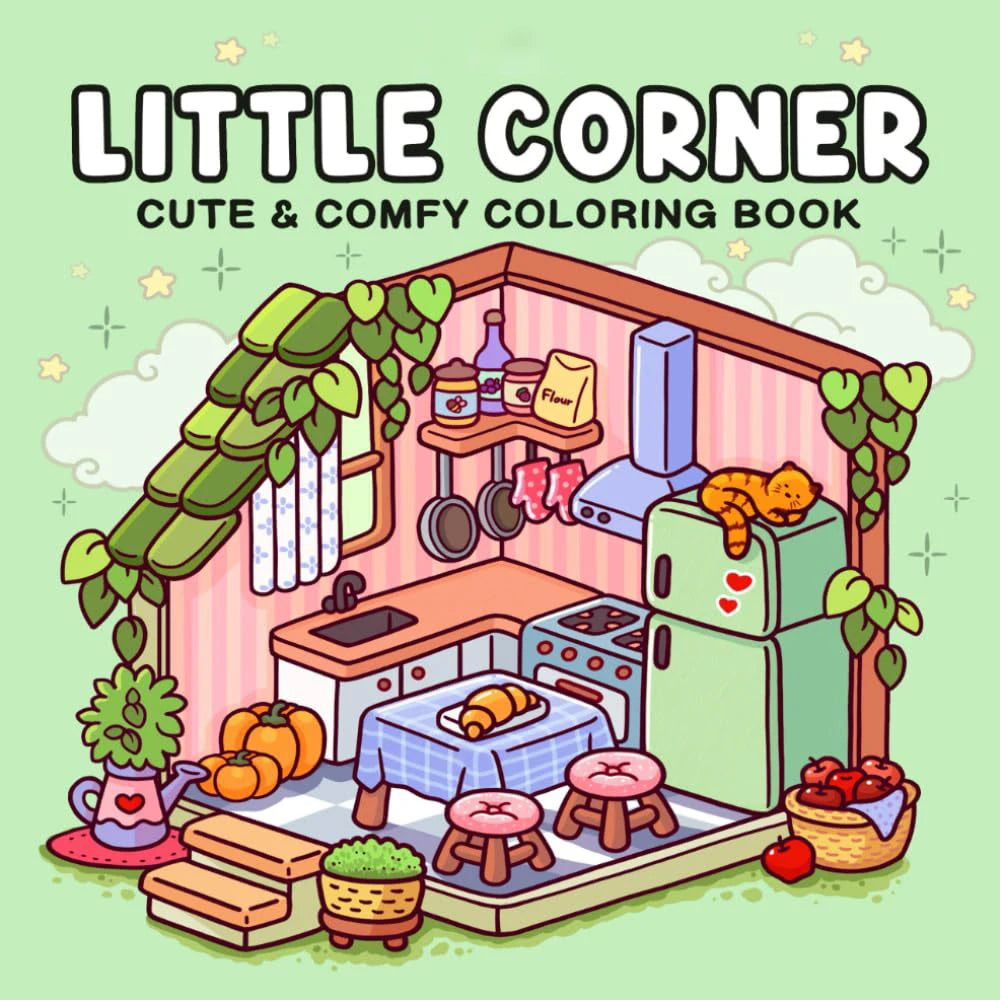 Christmas Coloring Book COZY FRIENDS Coloring Book For Adults And Teens Featuring Adorable Creepy Creatures for Christmas Gifts