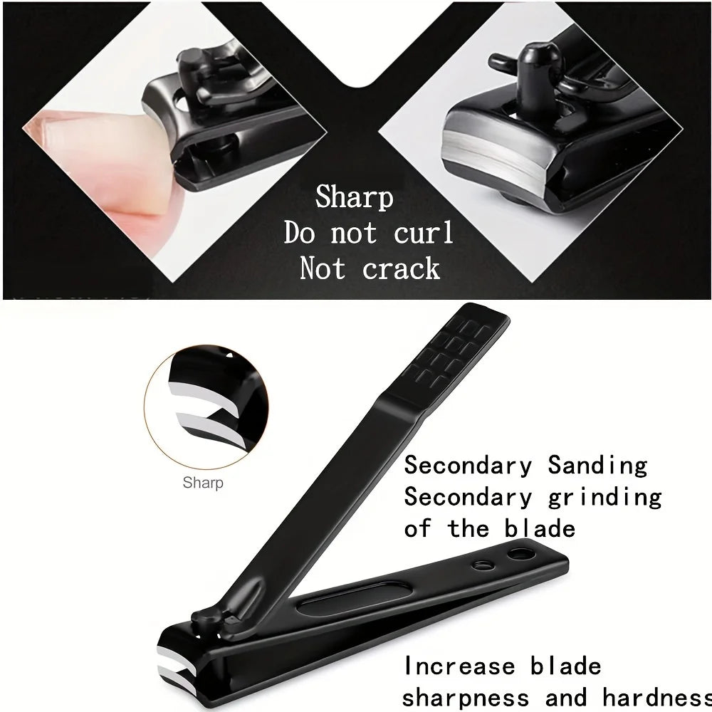 7-24pcs Professional Nail Clippers Kit - Ultra Sharp Fingernail and Toenail Cutters for Men and Women - Sturdy Pedicure Care