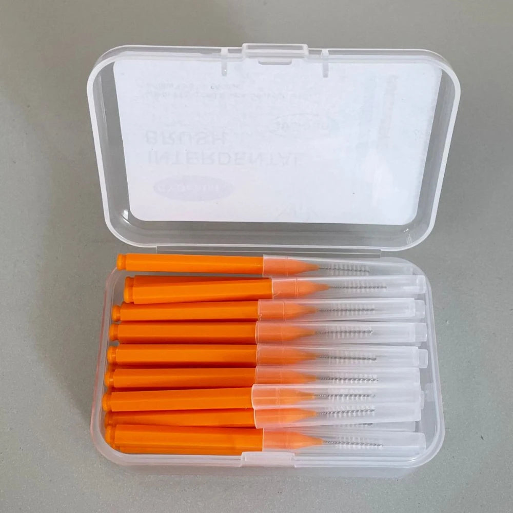 30Pcs Interdental Brushes Health Care Teeth Whitening Interdental Cleaners Orthodontic Dental Tooth Brush Oral Hygiene Tool