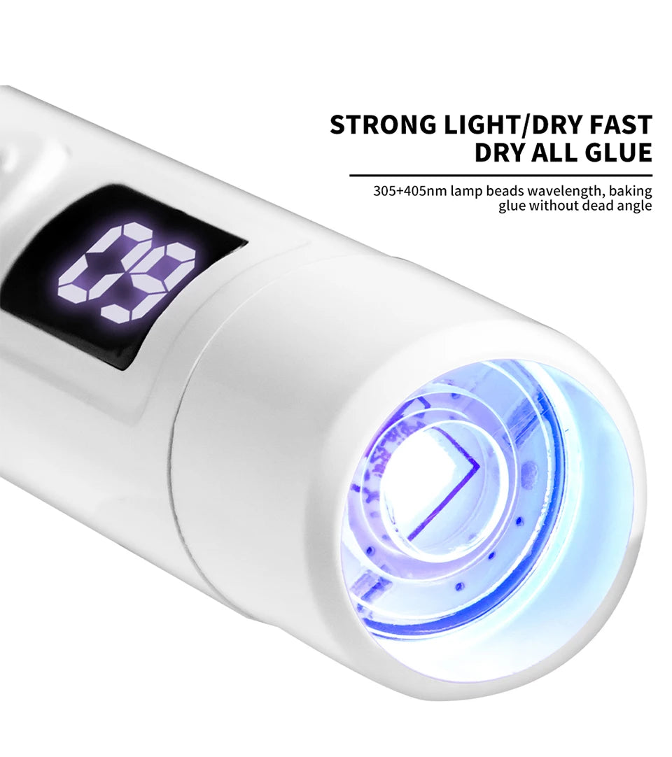 Professional Nail UV LED Lamp Desk With Display Rechargeable Portable Mini Nail Dryer Stand UV Lamp for Nails Art Removable