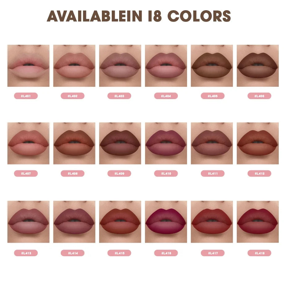 3Pcs Long-Lasting Velvet Lip Liner Matte Lipstick Waterproof Perfect Gift for Valentine's Day, Lip Liner Set