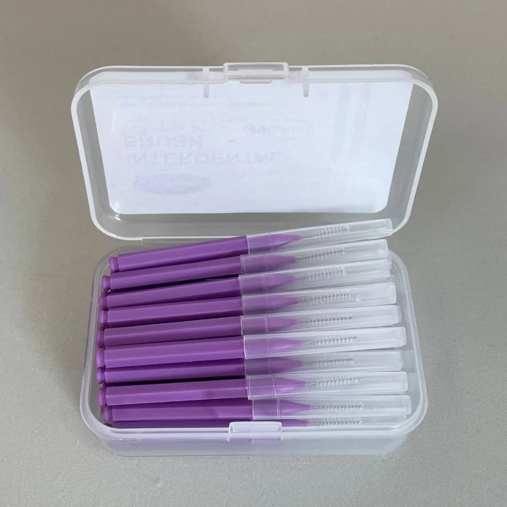 30Pcs Interdental Brushes Health Care Teeth Whitening Interdental Cleaners Orthodontic Dental Tooth Brush Oral Hygiene Tool