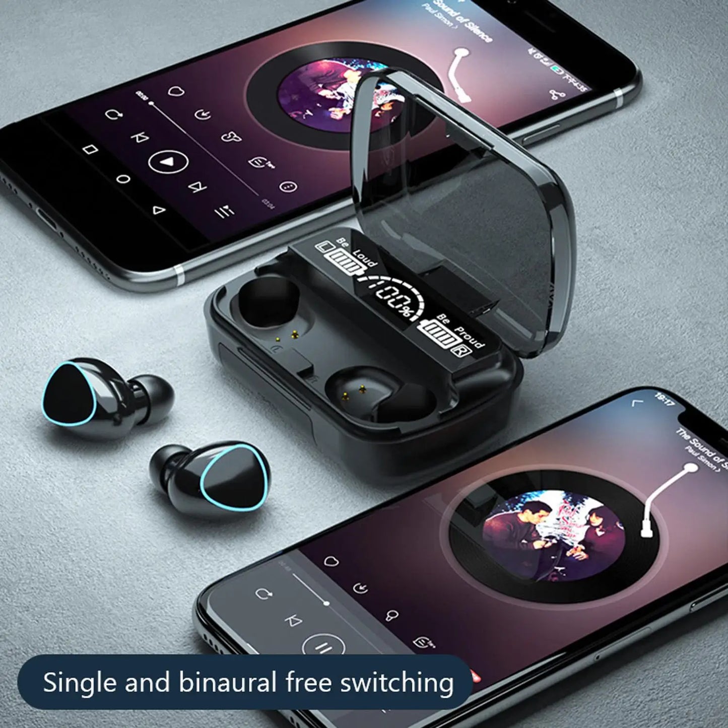 M10 TWS Bluetooth 5.3 Headphones 3500mAh Charging Box Wireless Earphones With Mic 9D Stereo Sports Waterproof Earbuds Headset