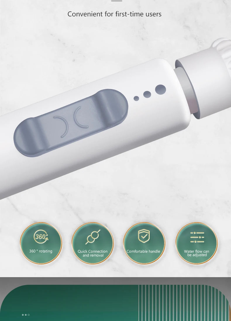 New Faucet Oral Irrigator Portable Teeth Cleaner Dental Water Flosser Pressure Adjustable Water Pick Jet Flossing No Charge Need
