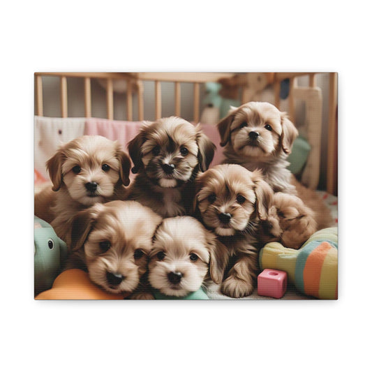 Adorable Puppy Canvas Wall Art - Perfect for Pet Lovers