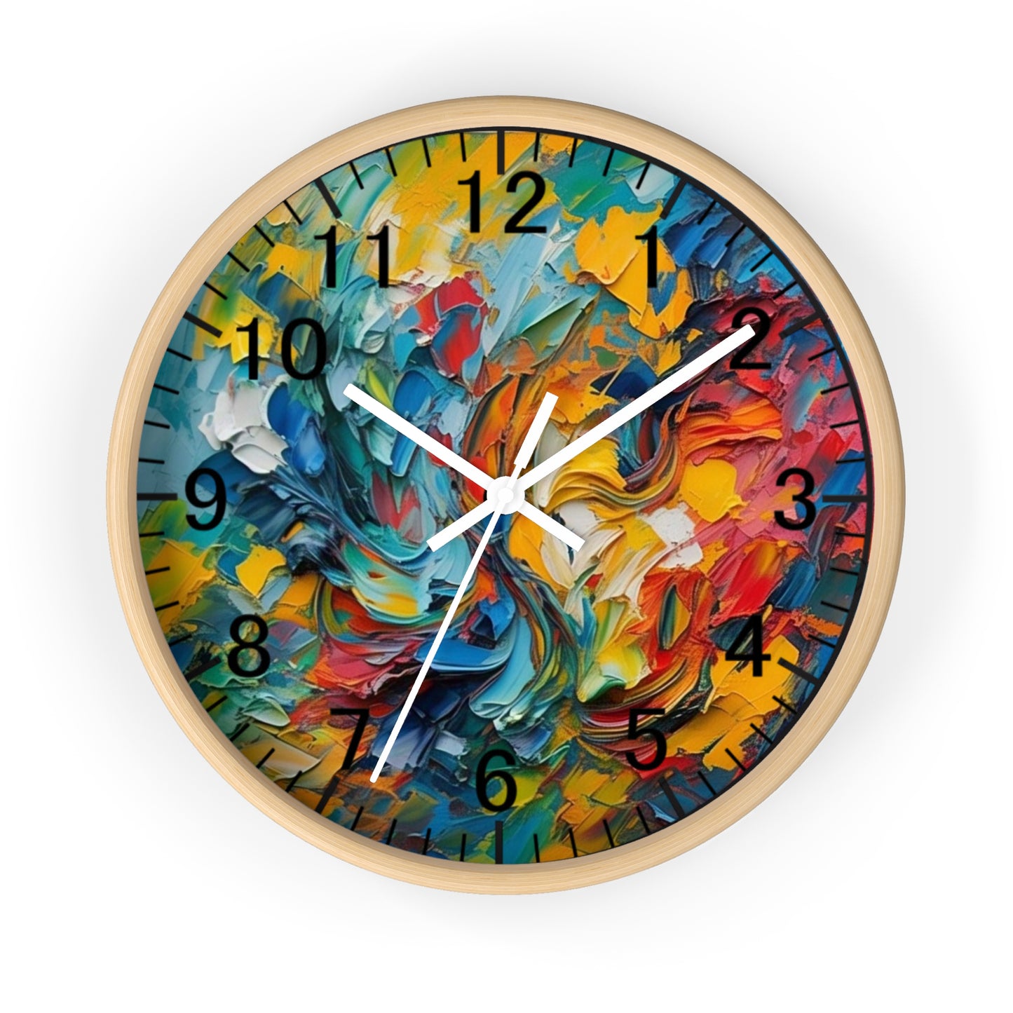 Artistic Wall Clock - Timeless Energy Design