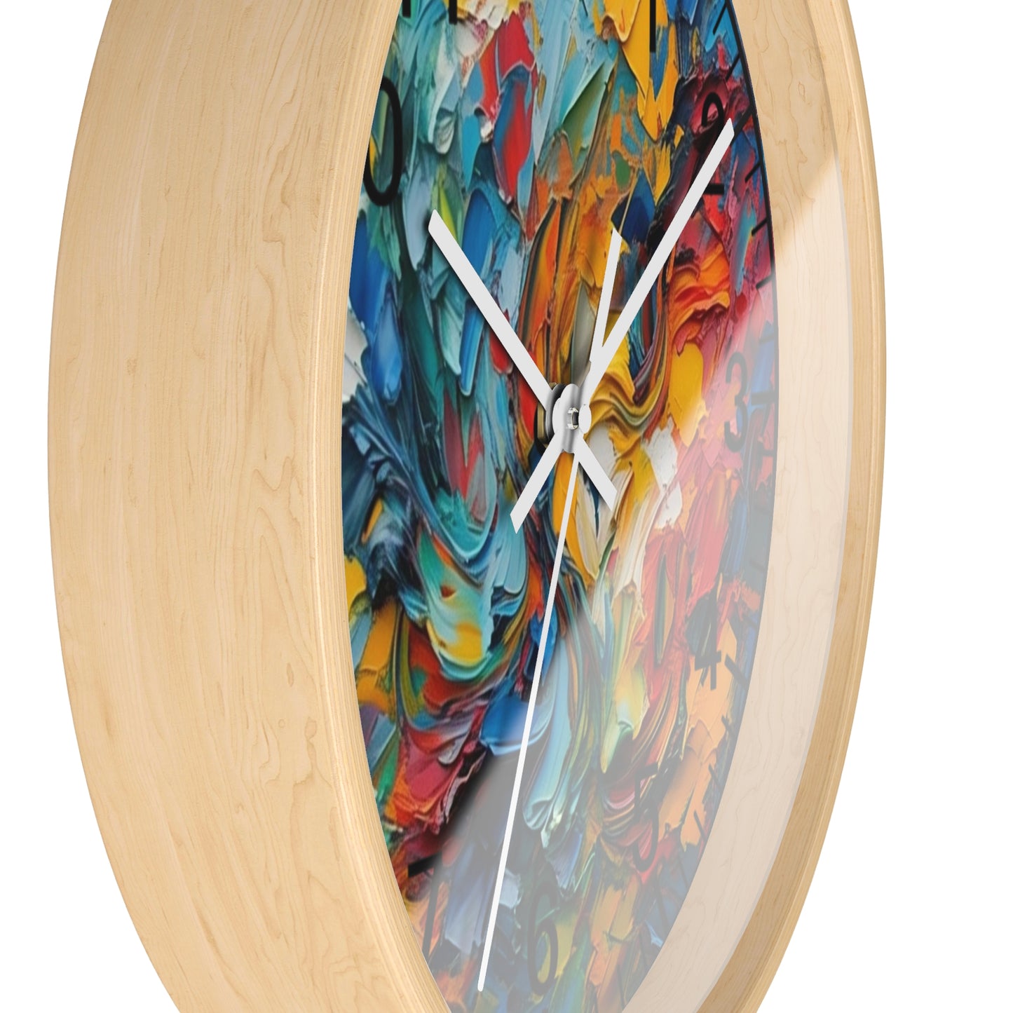 Artistic Wall Clock - Timeless Energy Design