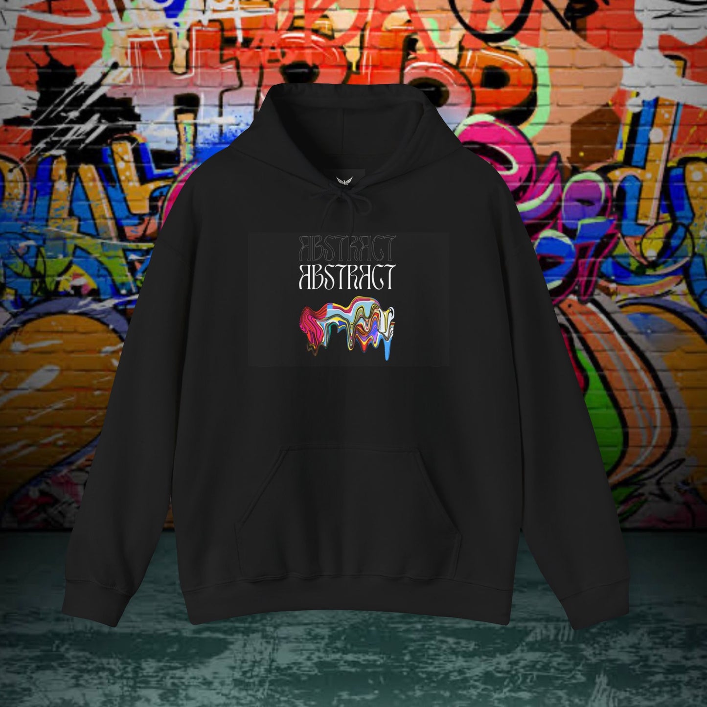 Abstract Design Hooded Sweatshirt - Unisex Heavy Blend™ - Perfect for Art Lovers!