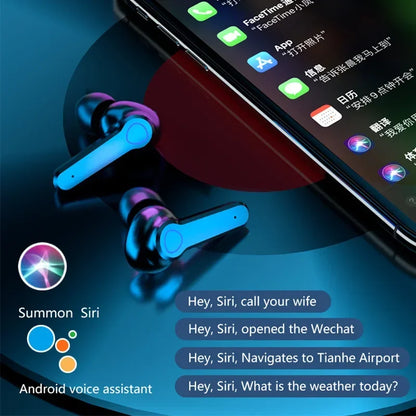 M19 TWS Wireless Headphones Earphones Bluetooth Stereo Noise Reduction Waterproof Sports Earbuds Headsets With Mic