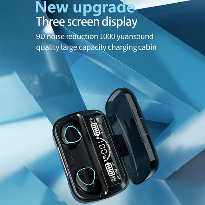 M10 Wireless Headphone Bluetooth Earphones Waterproof Earpieces Sport Earbuds For Huawei iPhone OPPO Xiaomi TWS Music Headset