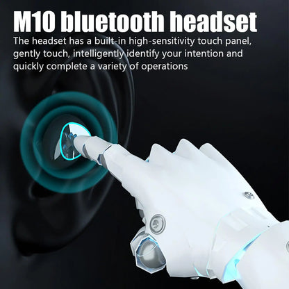 M10 TWS Bluetooth 5.3 Headphones 3500mAh Charging Box Wireless Earphones With Mic 9D Stereo Sports Waterproof Earbuds Headset