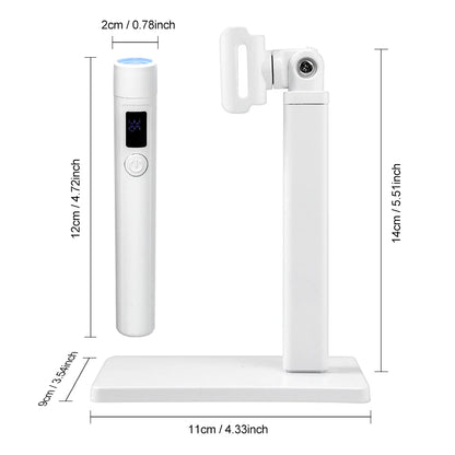Professional Nail UV LED Lamp Desk With Display Rechargeable Portable Mini Nail Dryer Stand UV Lamp for Nails Art Removable